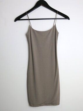 Aritzia Wilfred Free Roos Brown Tank Mini Short Dress Size 2XS